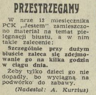 Przestrzegamy