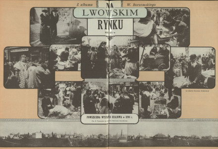 Na lwowskim rynku XIX-XX w. – z albumu W. Borzemskiego