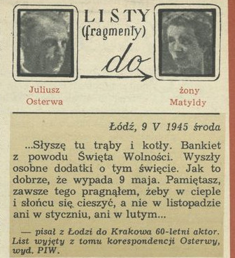 Listy Juliusza Ostrewy do Anny Matyldy