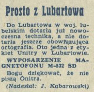 Prosto z Lubartowa