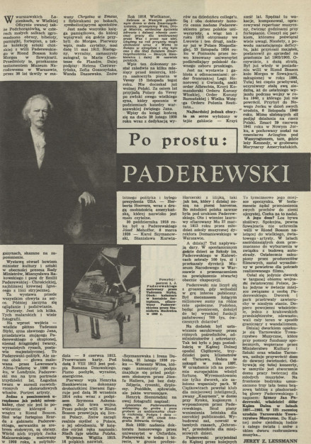 Po prostu: Paderewski