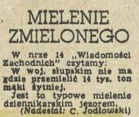 Mielenie zmielonego