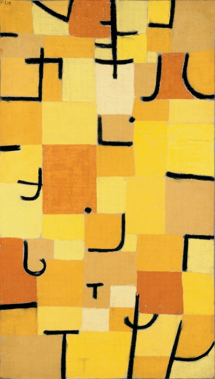 Paul Klee, Znaki w kolorze żółtym (1937)