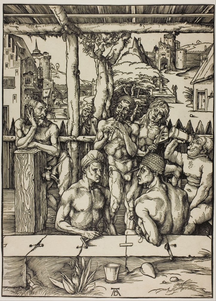 Albrecht Durer, "Łaźnia męska" (1496/97), Art Institute Chicago