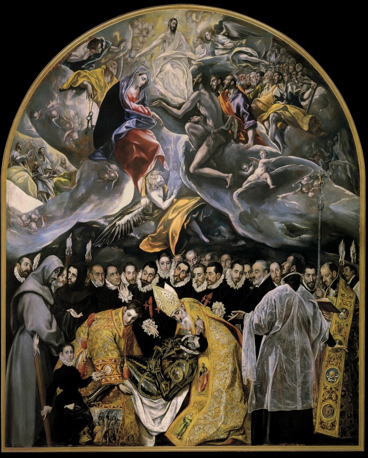 El Greco, Pogrzeb hrabiego Orgaza, 1586-1588 r. 