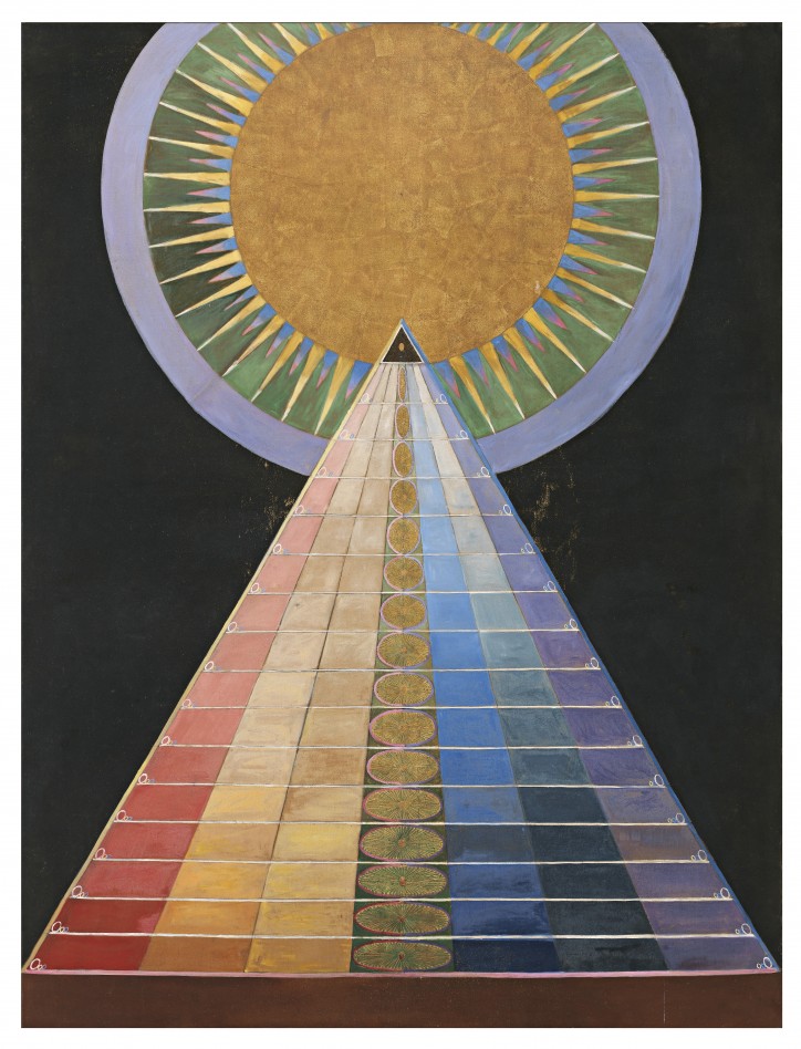 Hilma af Klint, Ołtarz nr 1, grupa X, seria "Ołtarze"