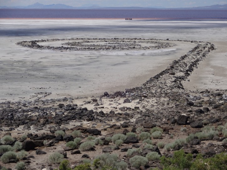Robert Smithson, Spiral Jetty, 1970 r. / fot. Retis, 2015 r.