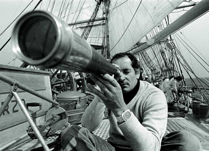 Wojciech Plewiński na „Darze Pomorza”, 1974 r. fot. Wojciech Plewiński