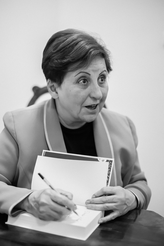 Szirin Ebadi w Warszawie/ fot. Marzena Hmielewicz