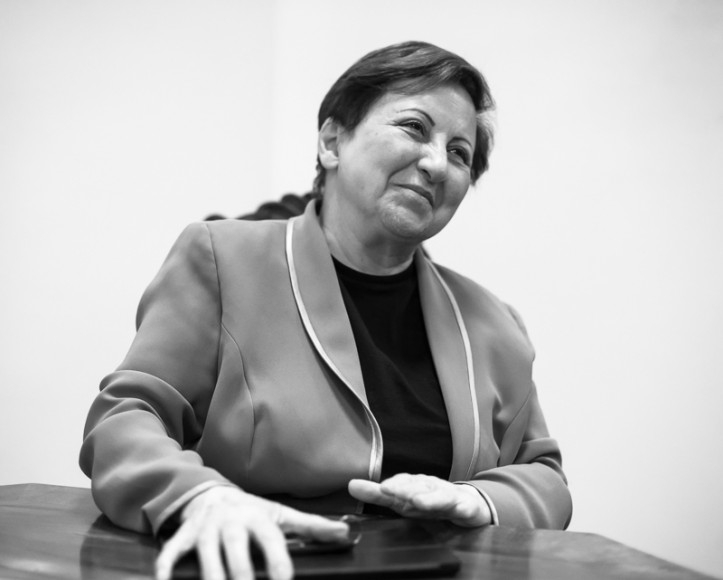 Szirin Ebadi w Warszawie/ fot. Marzena Hmielewicz
