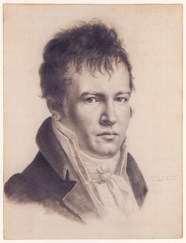 Alexander von Humboldt, „Autoportret”, 1815 r. 