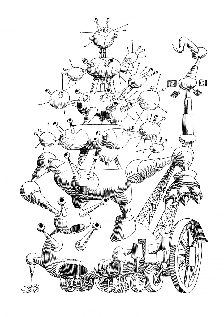Daniel Mróz, ilustracja z archiwum „Przekroju” nr 2431/1992 r.