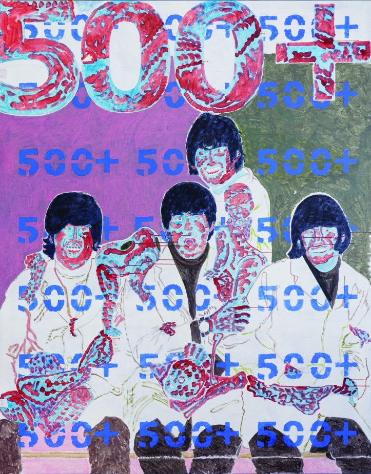 Marek Sobczyk – 500+ (reprodukcja udostępniona dzięki uprzejmości Galerii Contrast)