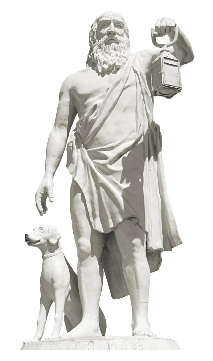 Ukończona w 2006 r. statua Diogenesa w tureckim mieście Synopa, miejscu urodzenia greckiego filozofa/CC BY 3.0