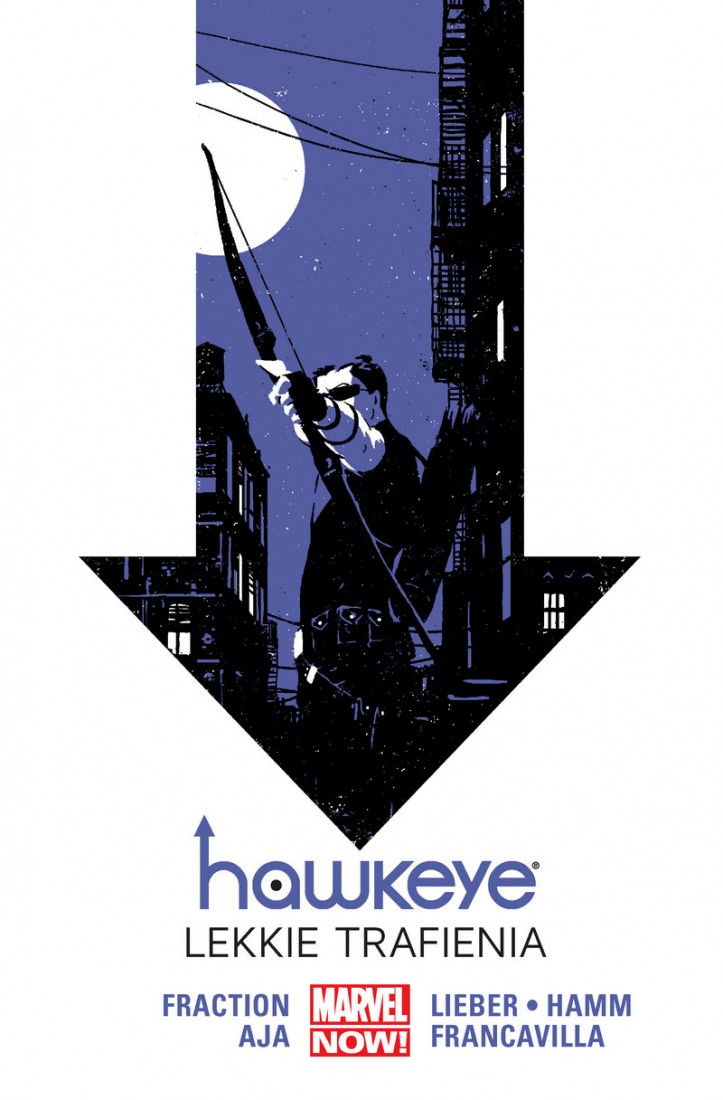 „Hawkeye” scen. Matt Fraction, rys. David Aja, Francesco Francavilla, Javier Pulido, wyd. Egmont, 2017–2018