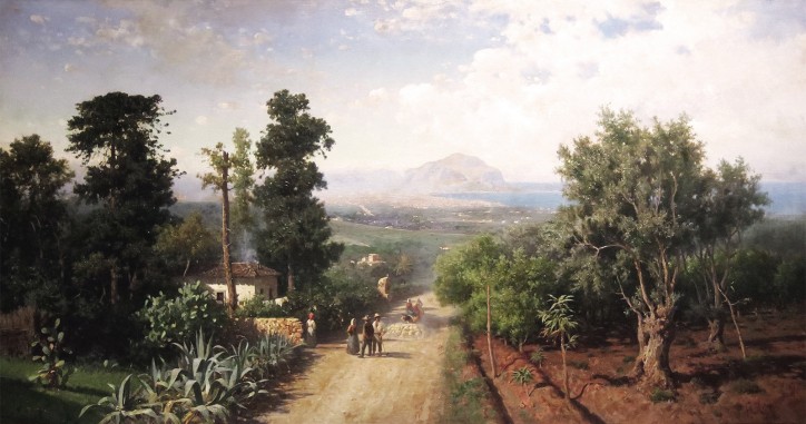  Francesco Lojacono, Widok Palermo, 1875 r.