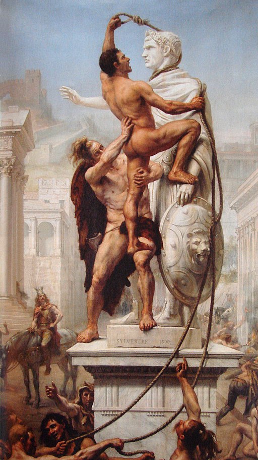 Zdobycie Rzymu przez Wizygotów, Joseph-Noël Sylvestre, 1890 r.