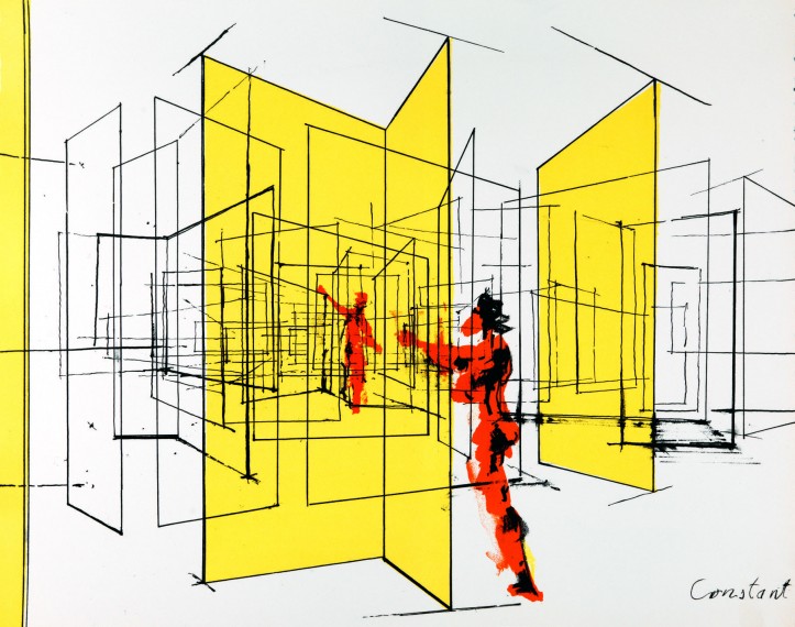 Constant, Labyrismen nr 1, 1968 r., zdjęcie: Tom Haartsen/Fondation Constant