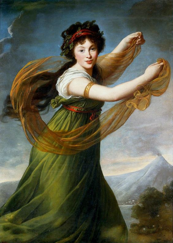 Élisabeth Vigée-Lebrun, „Pelagia Sapieżyna z Potockich”, 1794 / Pałac Królewski w Warszawie
