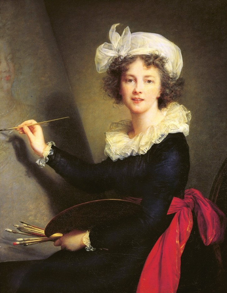 Élisabeth Vigée-Lebrun, „Autoportret”, 1790 /  Uffizi Gallery
