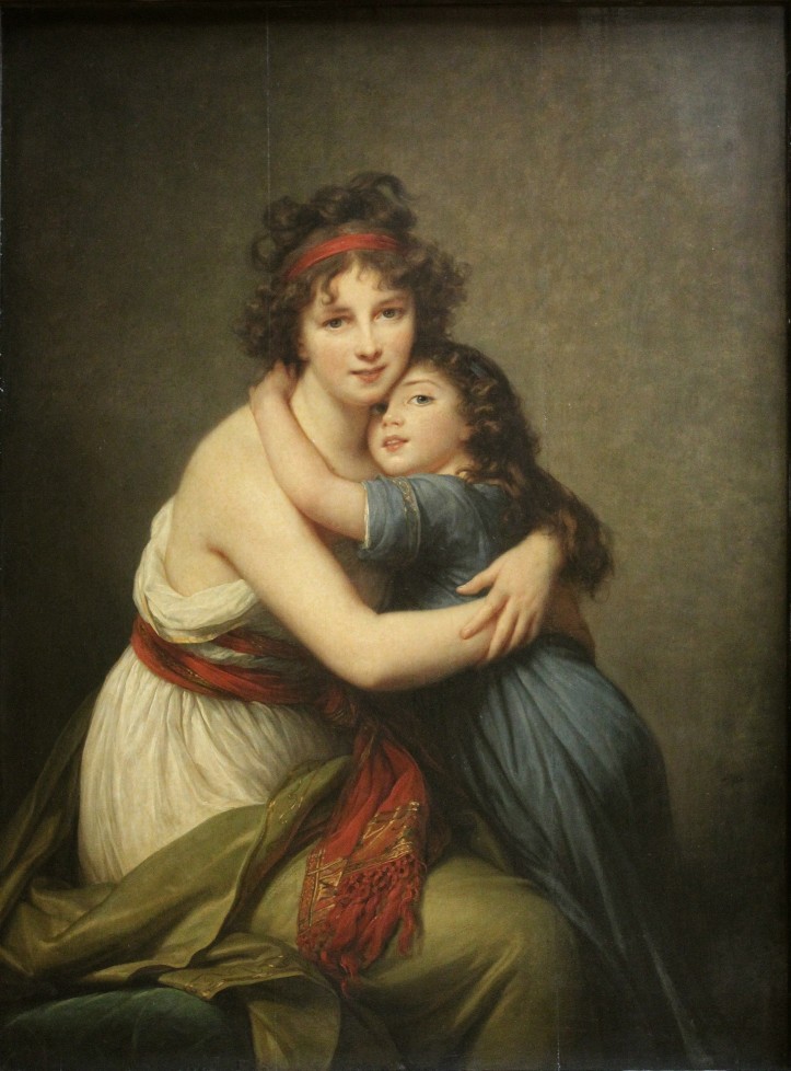 Élisabeth Vigée-Lebrun, „Autoportret z córką, Julie”, 1789 / Luwr