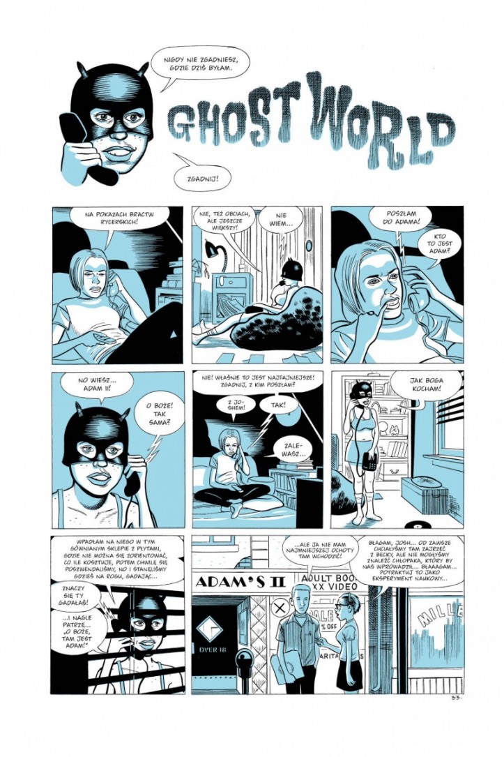 Daniel Clowes, „Ghost World”,  Kultura Gniewu, 2019