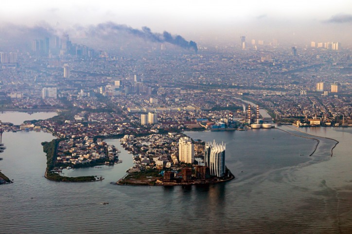 Dżakarta, najszybciej tonące miasto na świecie; zdjęcie: Adobe Stock