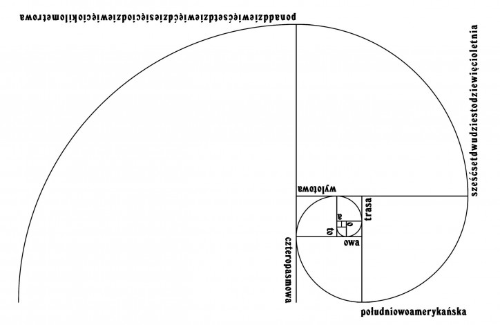 Fibonagram literowy