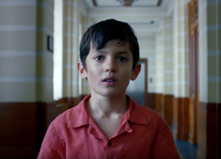 Sebastian Maltz jako mały Patrick w serialu „Patrick Melrose”