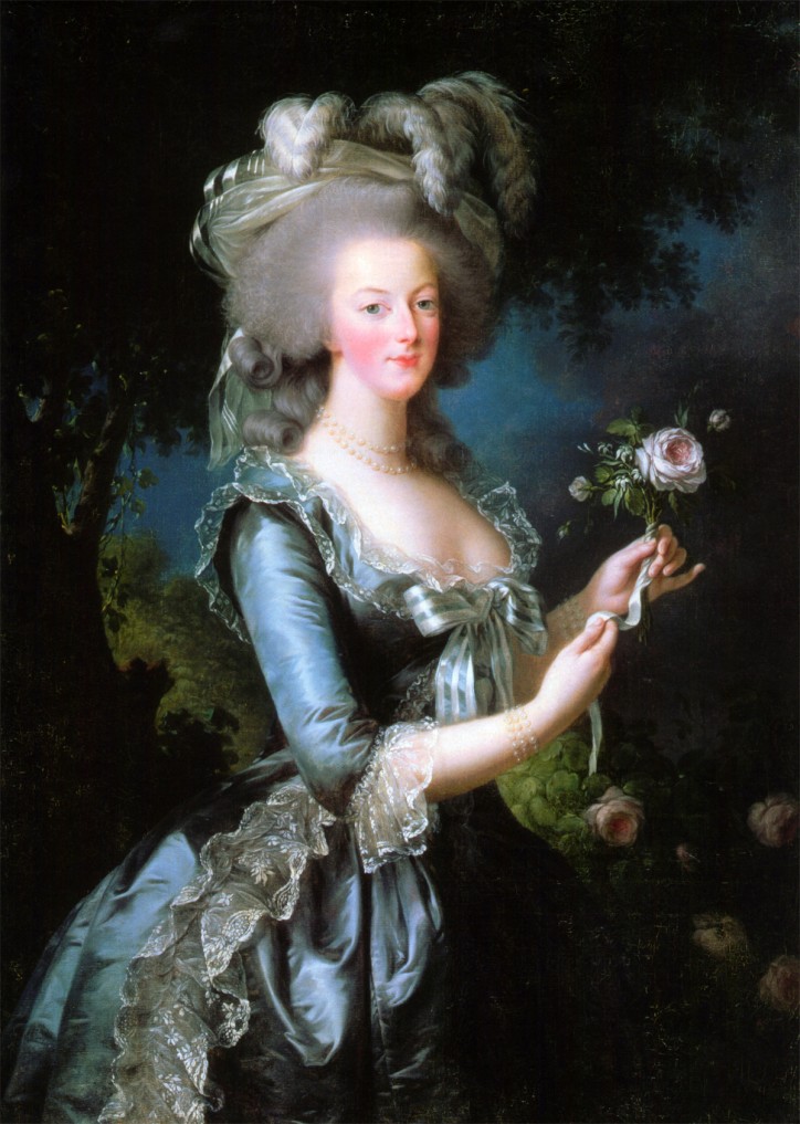 Élisabeth Vigée-Lebrun, „Maria Antonina z różą” 1789 r. / Wersal