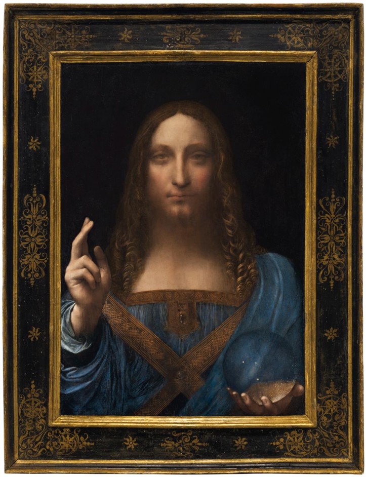 “Salvator Mundi”, Leonardo da Vinci, 1506–1513, private collection