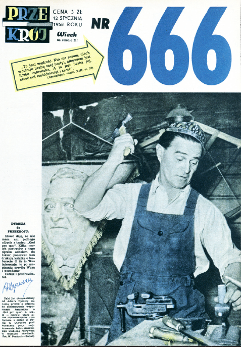 Okładka „Przekroju” z numeru 666/1958