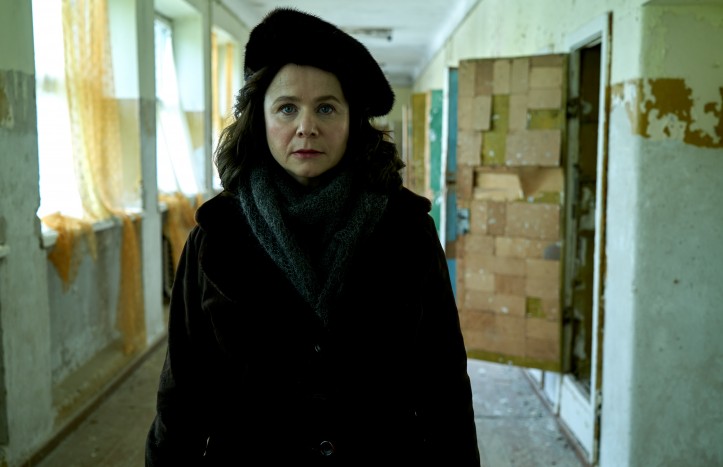 Emily Watson as Ulana Khomyuk. “Chernobyl”, Episode 1. Photo by Liam Daniel, HBO