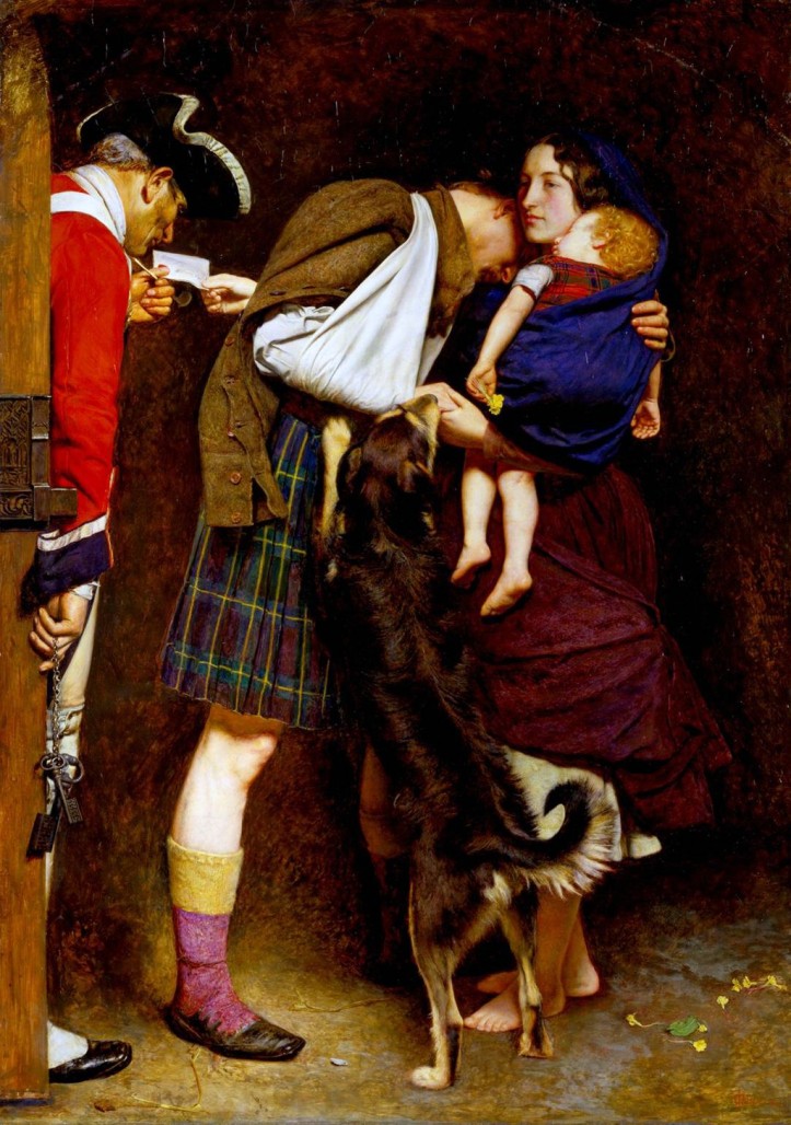 John Everett Millais, „Rozkaz uwolnienia”, 1853 r.