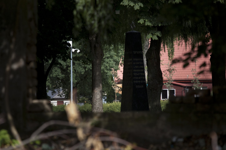 Białystok, były cmentarz w getcie. Pomnik Bohaterów Getta; zdjęcie: Jędrzej Wojnar 