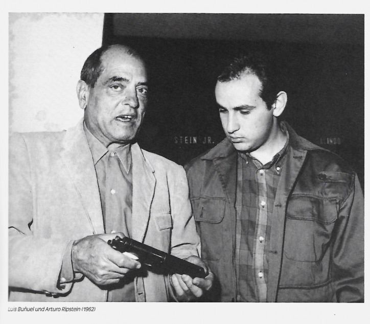 uzbrojony Luis Buñuel i Arturo Ripstein, 1962 r.; zdjęcie dzięki uprzejmości Transatlantyk Festival