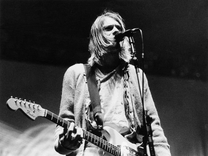 Kurt Cobain 21 lutego 1994 r., półtora miesiąca przed śmiercią