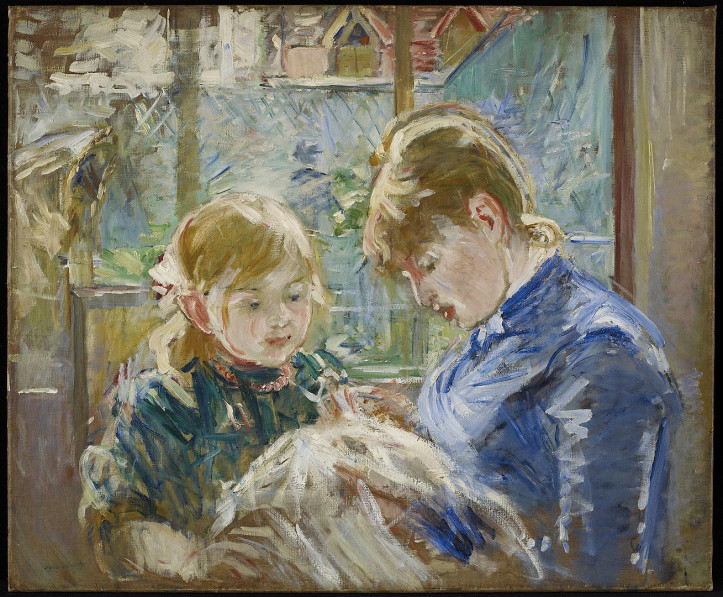  „Julie ze swoją nianią”, 1884 r., Berthe Morisot; żródło: Minneapolis Institute of Art (domena publiczna)