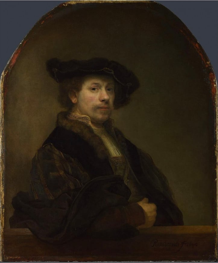  „Autoportret w wieku 34 lat”, Rembrandt, 1640 r.; źródło: National Gallery, Londyn