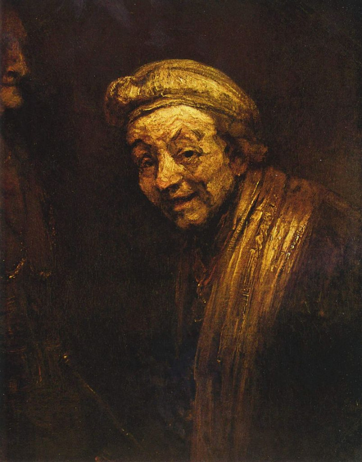  „Śmiejący się Rembrandt”, Rembrandt, ok. 1668 r.; źródło: Wallraf-Richartz-Museum, Kolonia