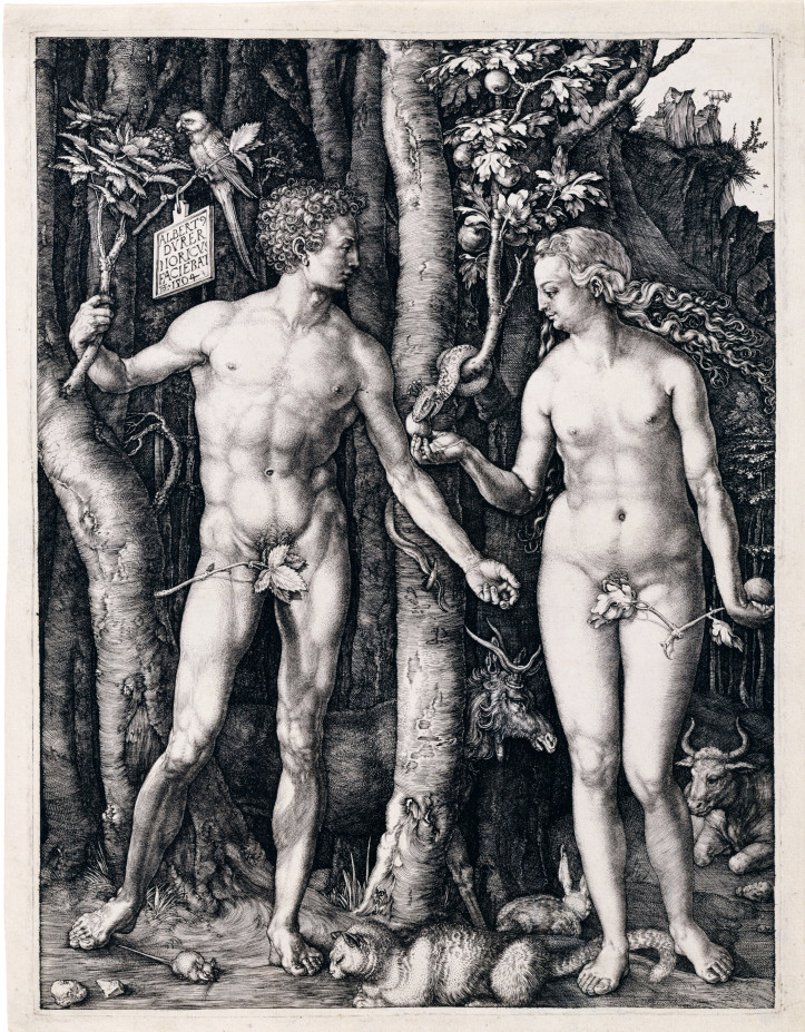 Albrecht Dürer, “Adam and Eve”, 1504, Städel Museum in Frankfurt