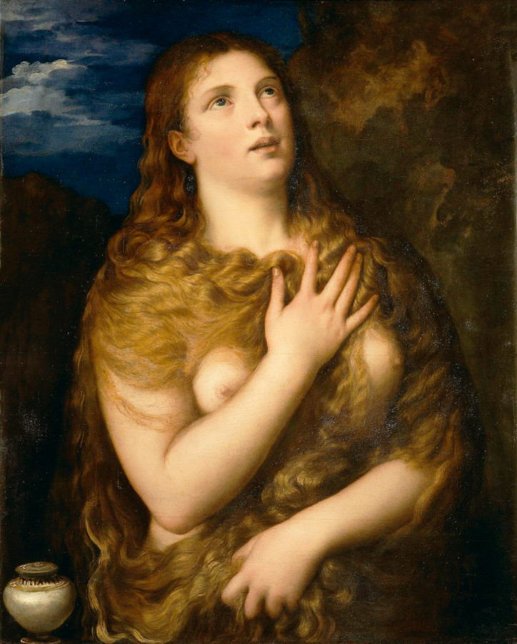 Titian, “Penitent Magdalene”, 1531–1535, Palazzo Pitti in Florence