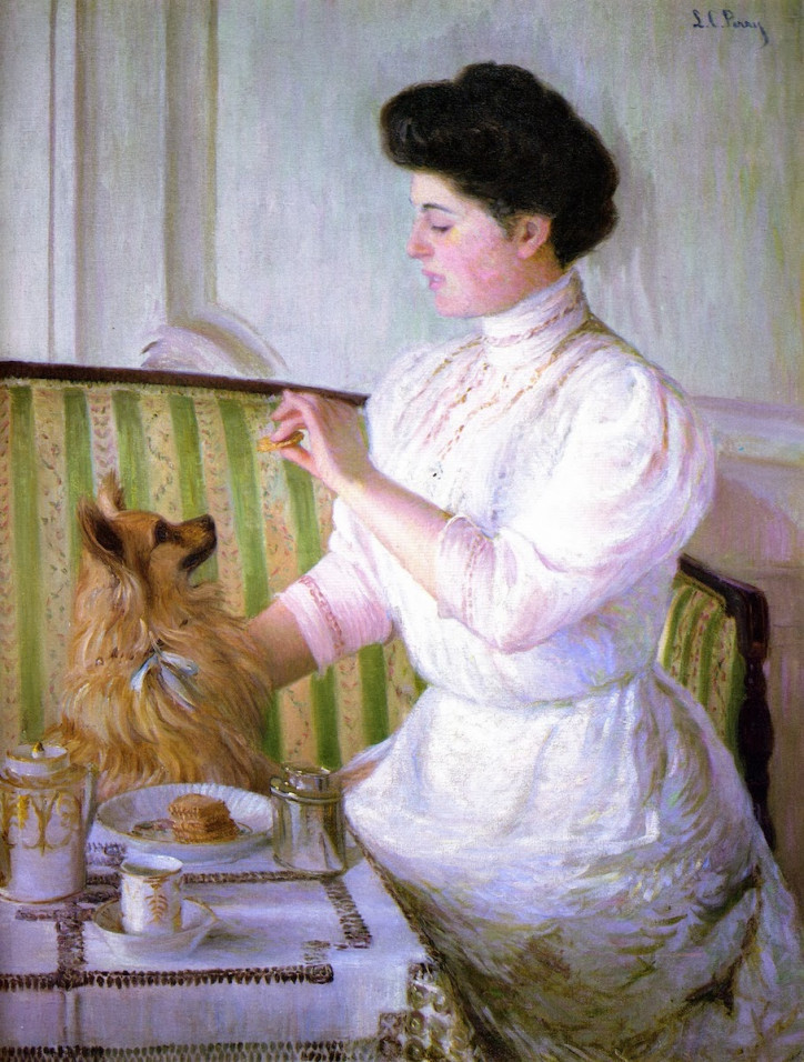 Lilla Cabot Perry, „Lady at the Tea Table”