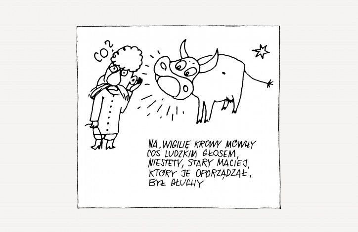 Sławomir Mrożek, Diogenes Verlag AG – rysunek z archiwum, nr 718/1959 r.