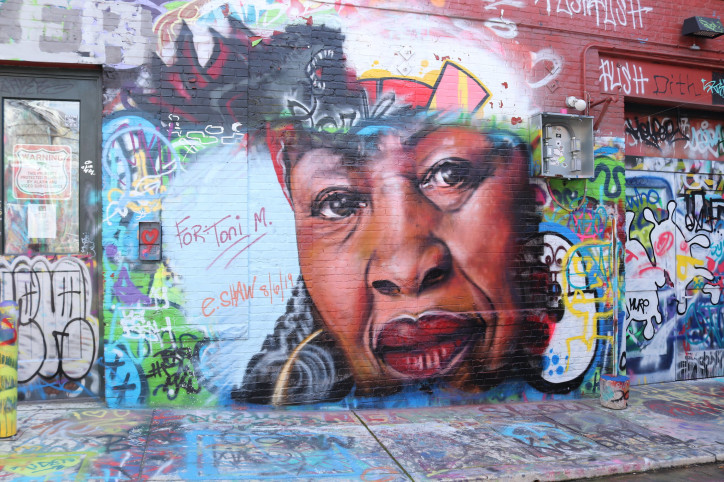  „Dla Toni M.”, graffiti w Baltimore, 2019 r., Elvert Barnes; źródło: Elvert Barnes, Flickr (CC BY-SA 2.0)