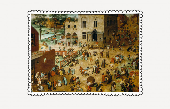 Pieter Bruegel the Elder, “Children’s Games”, 1560, Kunsthistorisches Museum in Vienna