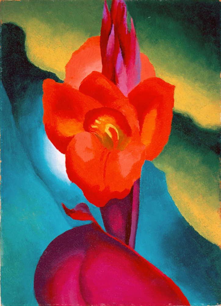 “Red Canna”, 1919, High Museum of Art in Atlanta. Photo from Historic Collection/Alamy Stock Photo
