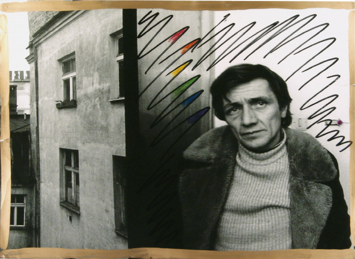 Portret Andrzeja Partuma, zdjęcie: Zbigniew Rytka, 1974 r., Biuro Poezji, Warszawa (dzięki uprzejmośc Bożeny Biskupskiej oraz galerii Monopol)