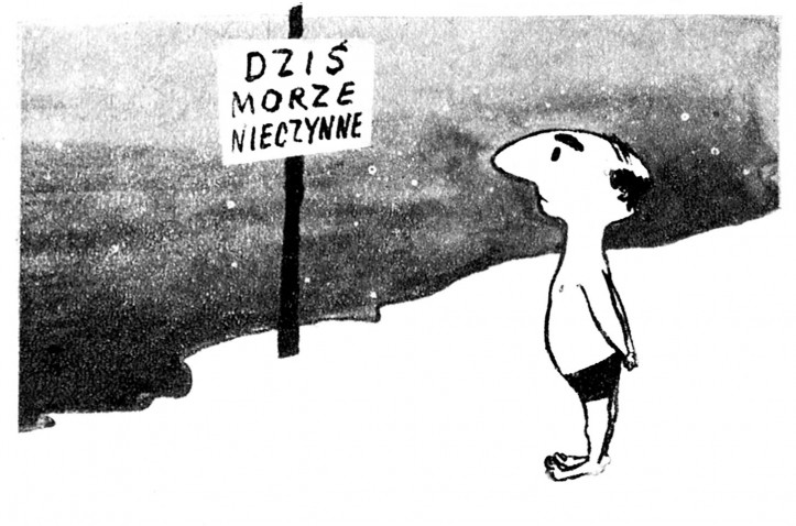 Eryk Lipiński, rysunek z archiwum nr 969/1958 r.