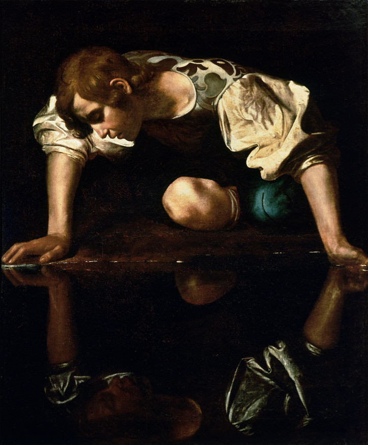 „Narcyz”, Caravaggio, 1597-1599 r.